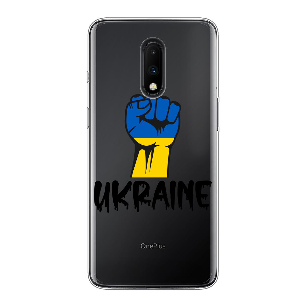 Ukraine Fist Back Printed Transparent Soft Phone Case - Lynendo Trade Store