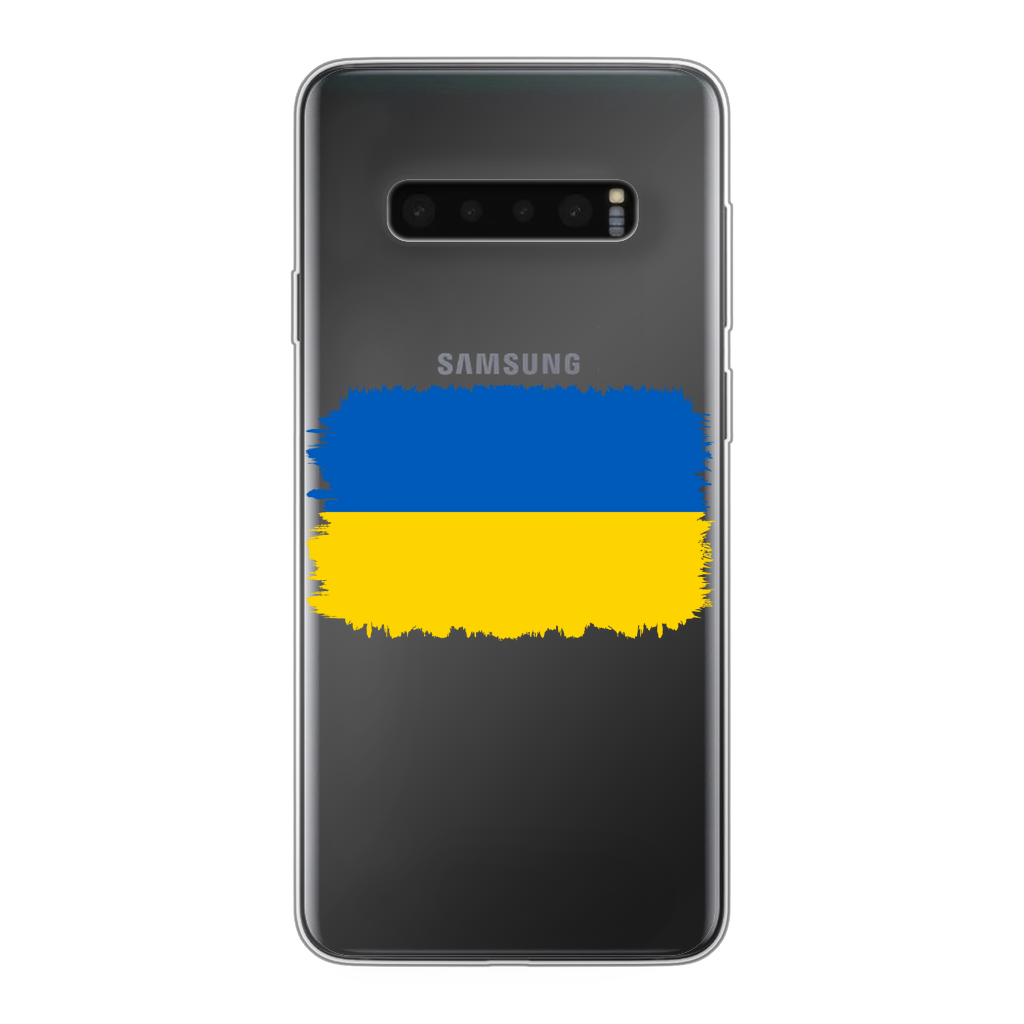 UKRAINE FLAG Back Printed Transparent Soft Phone Case - Lynendo Trade Store