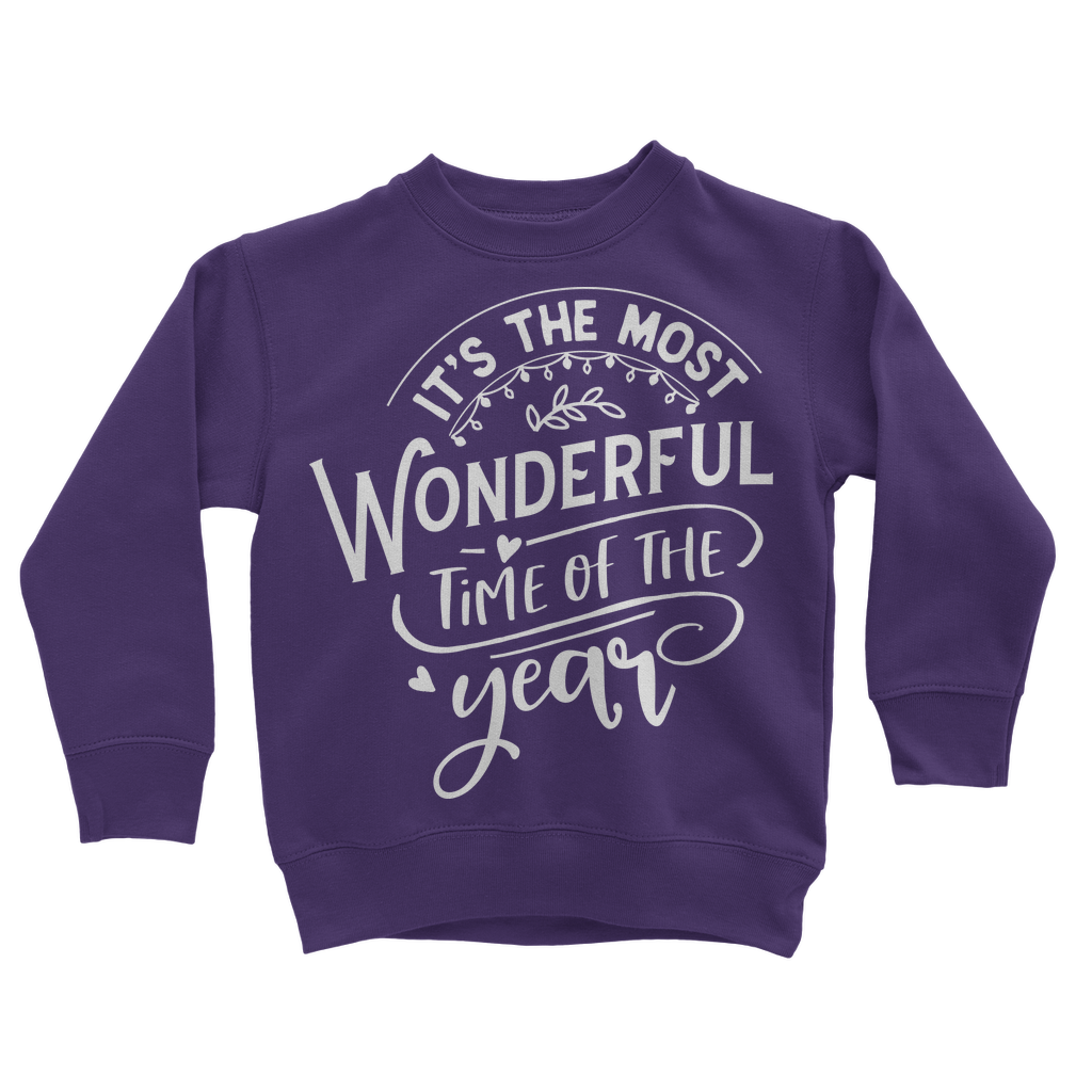 THE MOST WONDERFUL TIME Classic Kids Sweatshirt - Lynendo Trade Store