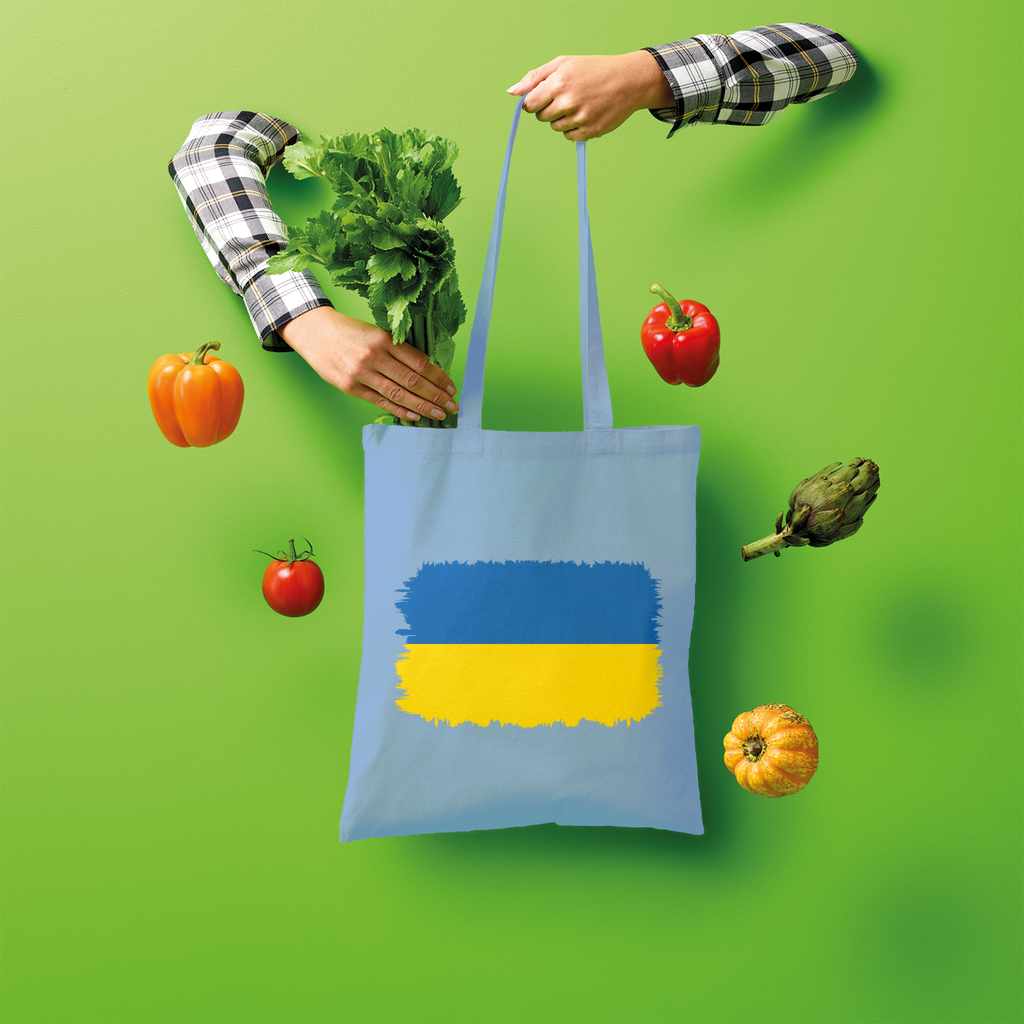 UKRAINE FLAG Shopper Tote Bag - Lynendo Trade Store