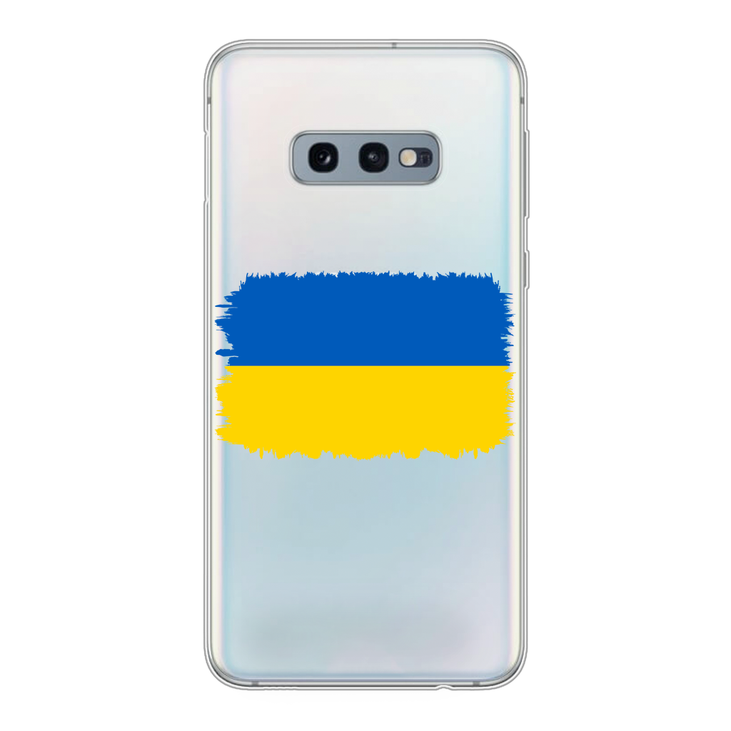 UKRAINE FLAG Back Printed Transparent Soft Phone Case - Lynendo Trade Store