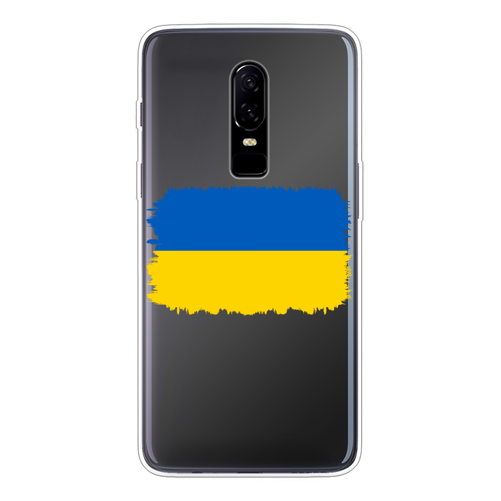 UKRAINE FLAG Back Printed Transparent Soft Phone Case - Lynendo Trade Store