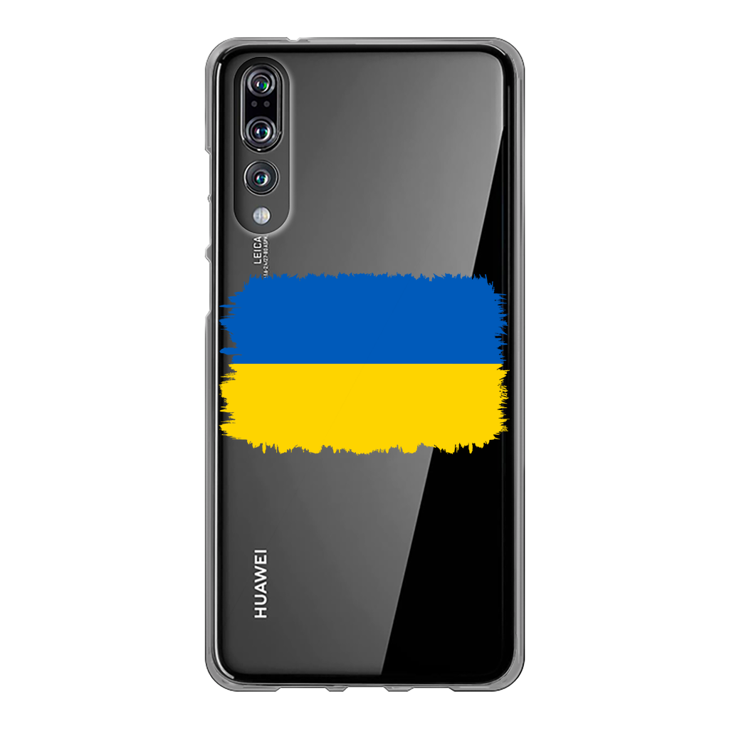 UKRAINE FLAG Back Printed Transparent Soft Phone Case - Lynendo Trade Store