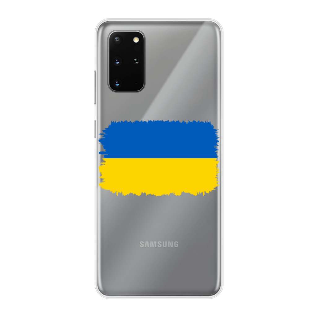 UKRAINE FLAG Back Printed Transparent Soft Phone Case - Lynendo Trade Store