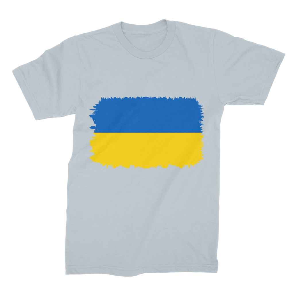 UKRAINE FLAG Premium Jersey Adult T-Shirt - Lynendo Trade Store