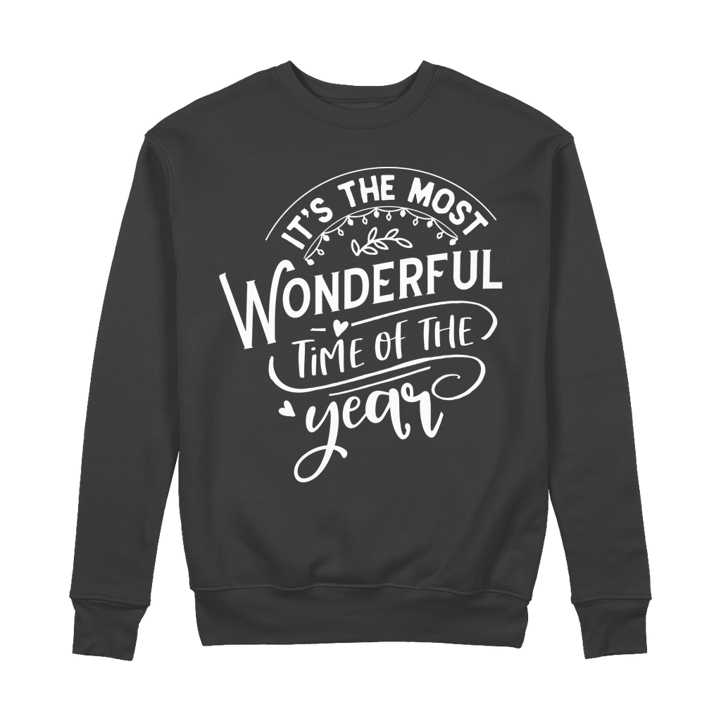 THE MOST WONDERFUL TIME 100% Organic Cotton Sweatshirt - Lynendo Trade Store