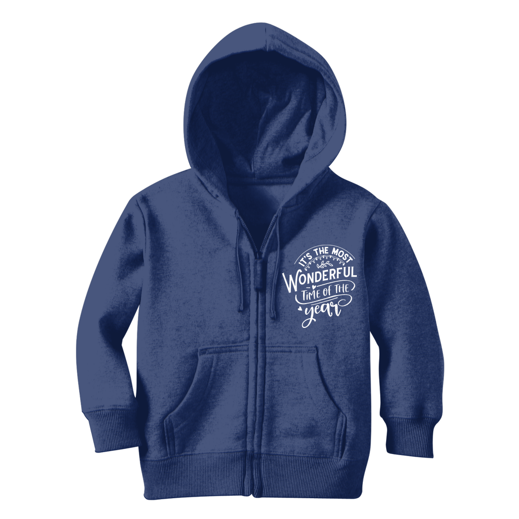 THE MOST WONDERFUL TIME Classic Kids Zip Hoodie - Lynendo Trade Store