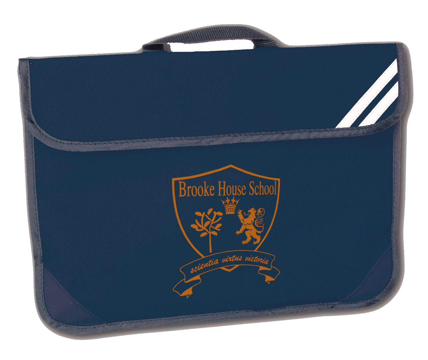 Brooke House (2805) Navy Printed Book Carrier (2707) - Lynendo Trade Store