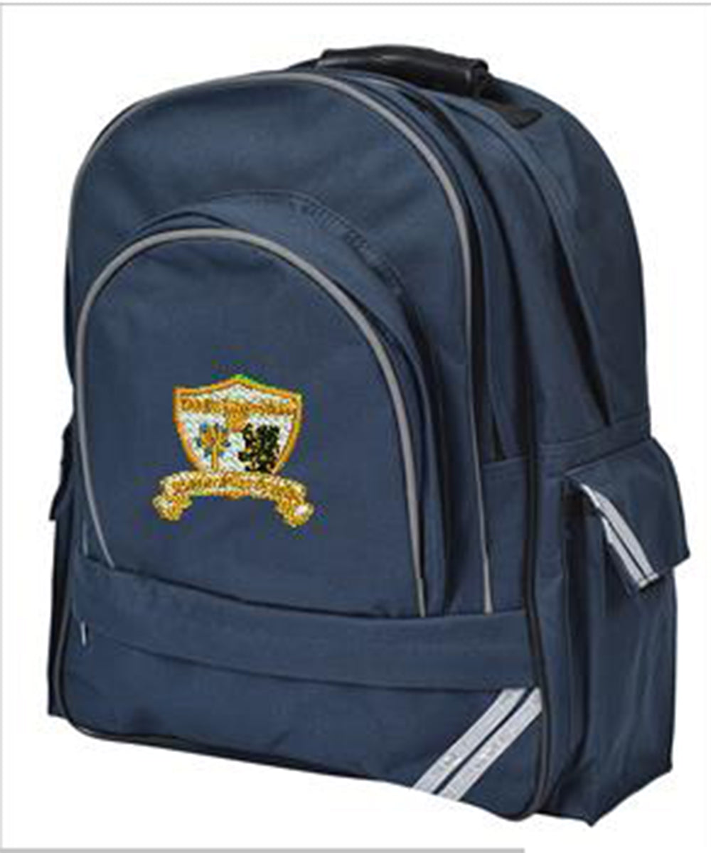 Brooke House (2805) Navy Embroidered Senior Backpack (2746) - Lynendo Trade Store