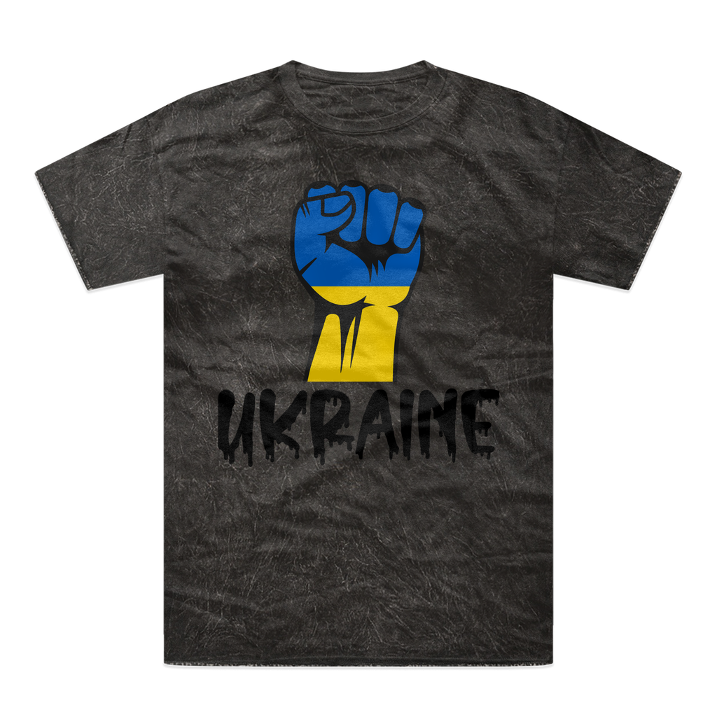 Ukraine Fist Tie-Dye T-Shirt - Lynendo Trade Store