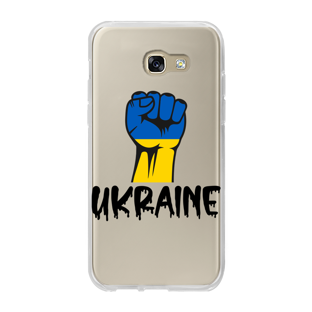 Ukraine Fist Back Printed Transparent Soft Phone Case - Lynendo Trade Store