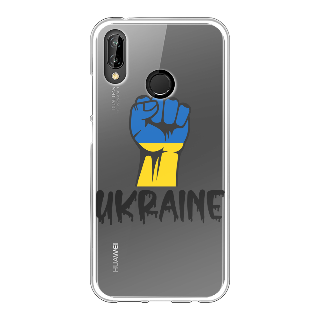 Ukraine Fist Back Printed Transparent Soft Phone Case - Lynendo Trade Store