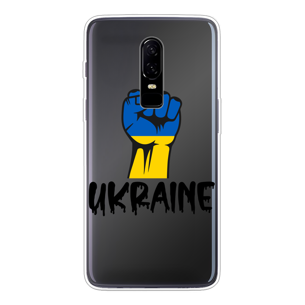 Ukraine Fist Back Printed Transparent Soft Phone Case - Lynendo Trade Store