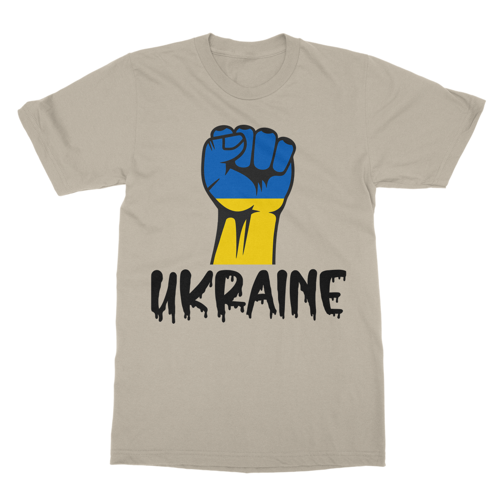 Ukraine Fist Classic Adult T-Shirt - Lynendo Trade Store
