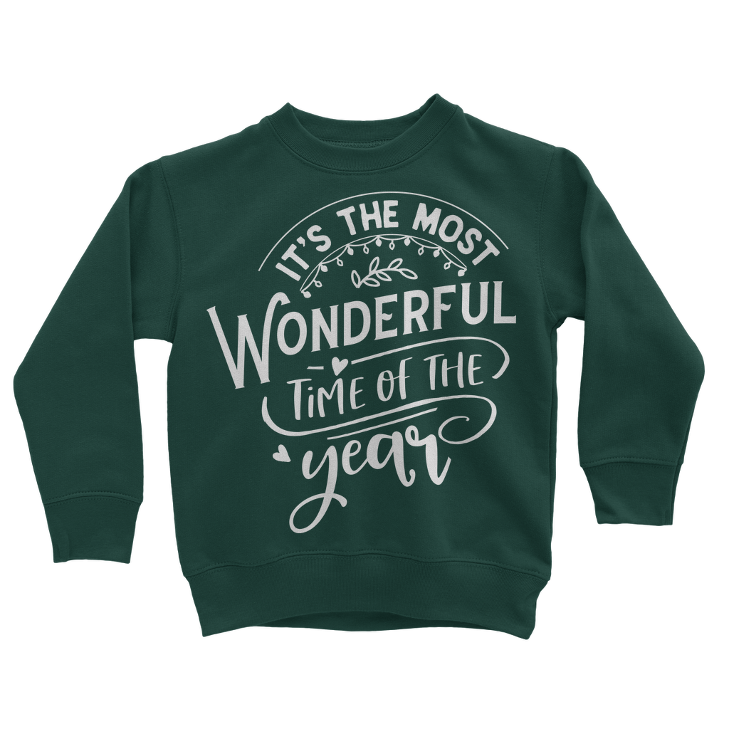 THE MOST WONDERFUL TIME Classic Kids Sweatshirt - Lynendo Trade Store