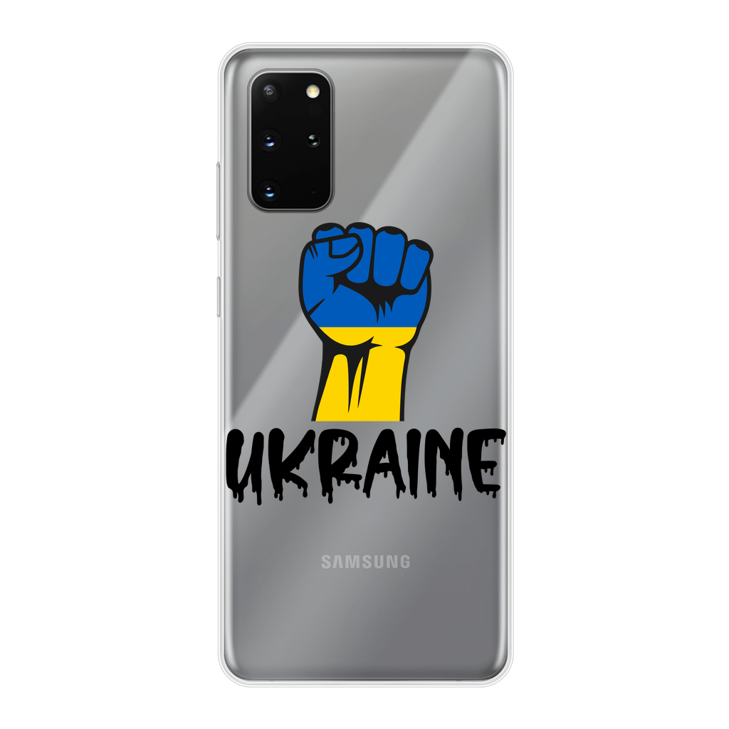 Ukraine Fist Back Printed Transparent Soft Phone Case - Lynendo Trade Store