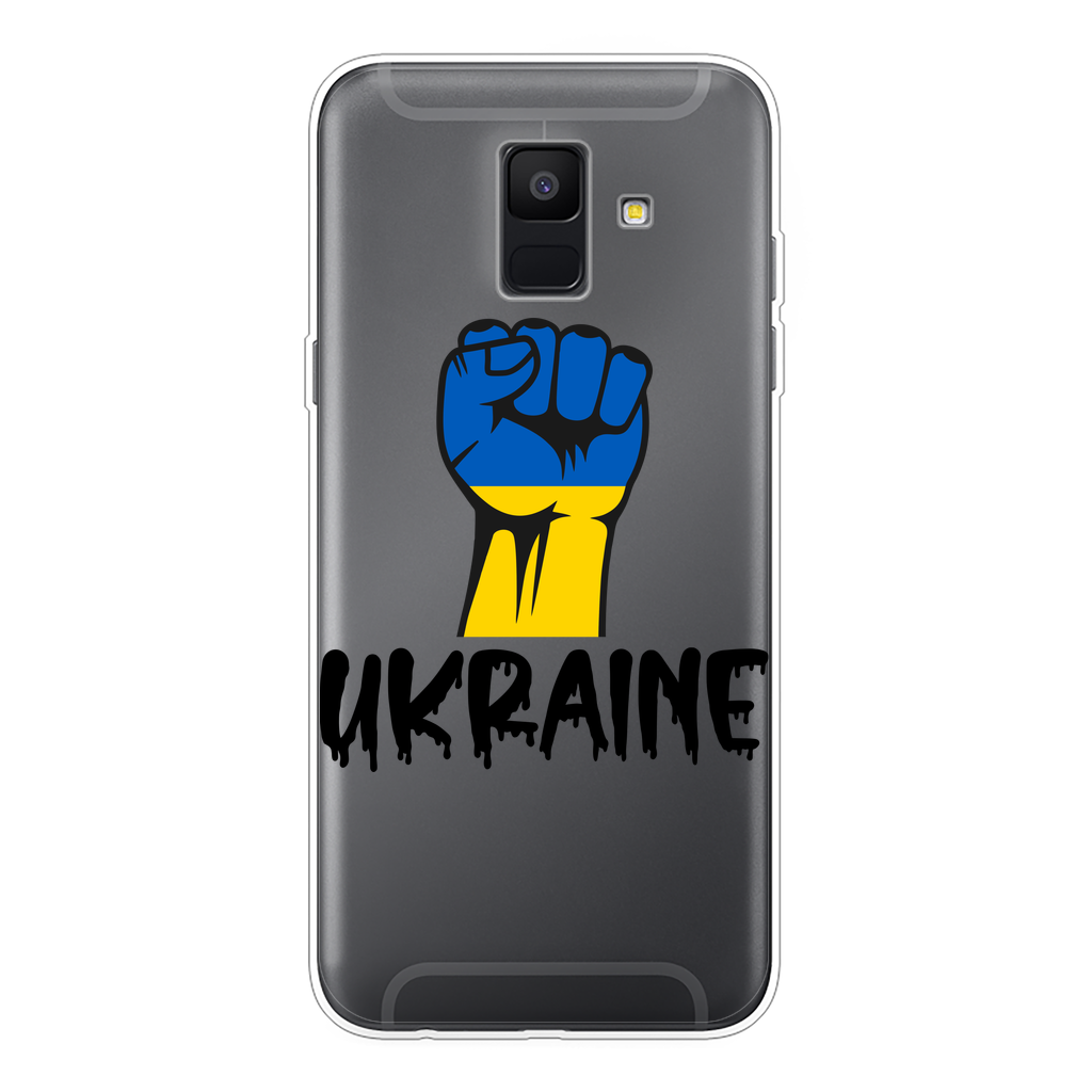 Ukraine Fist Back Printed Transparent Soft Phone Case - Lynendo Trade Store