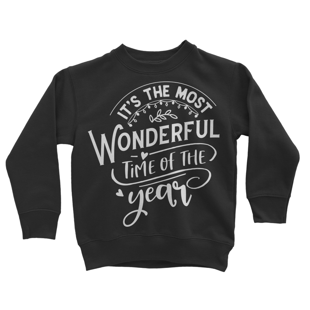 THE MOST WONDERFUL TIME Classic Kids Sweatshirt - Lynendo Trade Store