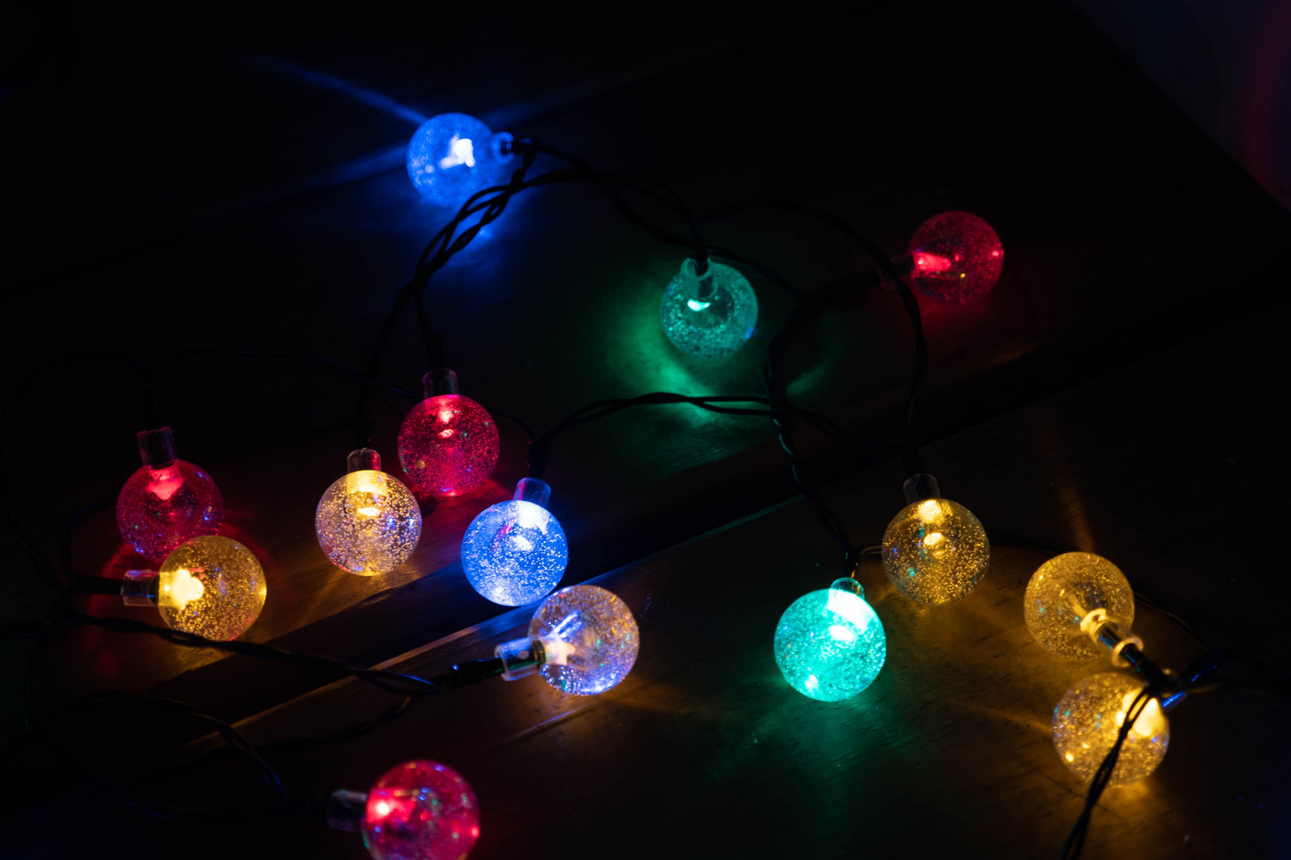 x2 20 LED Christmas Lights - Tree Decoration - 4 Meter Solar Lights - Lynendo Trade Store