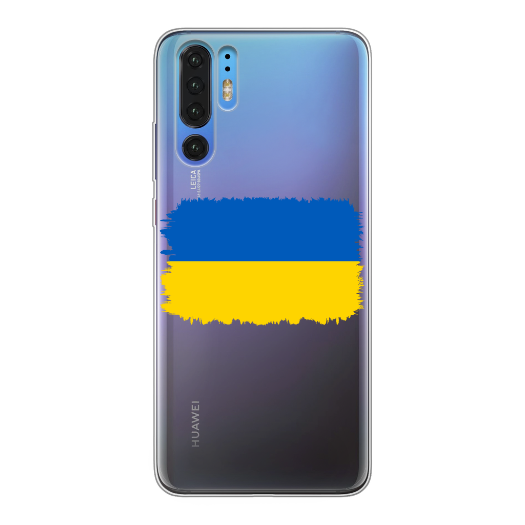 UKRAINE FLAG Back Printed Transparent Soft Phone Case - Lynendo Trade Store