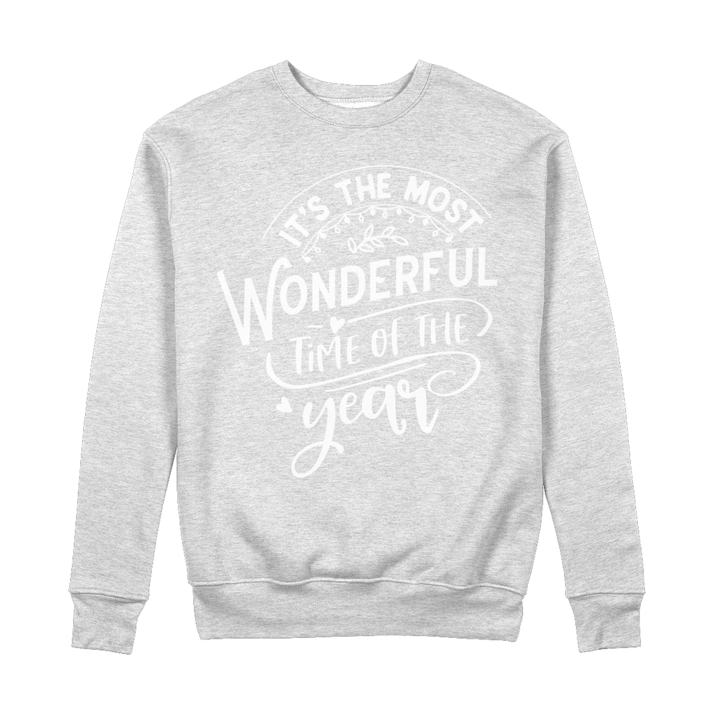 THE MOST WONDERFUL TIME 100% Organic Cotton Sweatshirt - Lynendo Trade Store