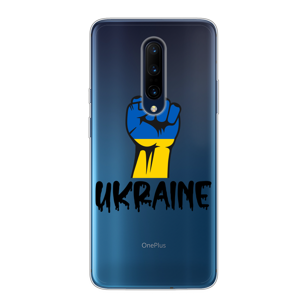 Ukraine Fist Back Printed Transparent Soft Phone Case - Lynendo Trade Store