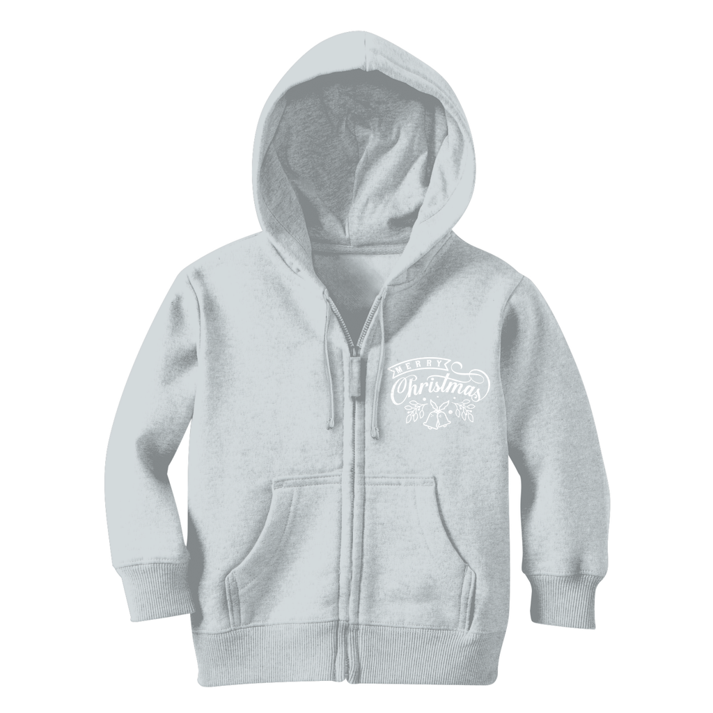 MERRY CHRISTMAS Classic Kids Zip Hoodie - Lynendo Trade Store