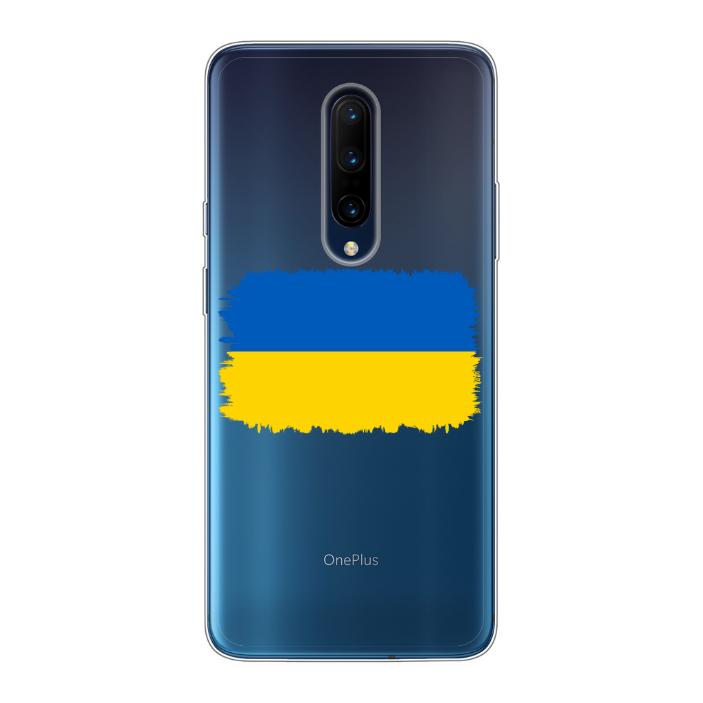 UKRAINE FLAG Back Printed Transparent Soft Phone Case - Lynendo Trade Store