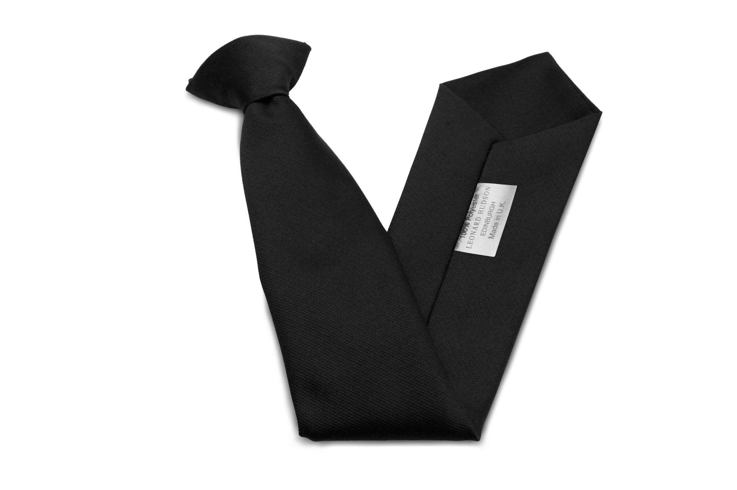 Stock Design Ties in Plain Black (5401-9009) - Lynendo Trade Store