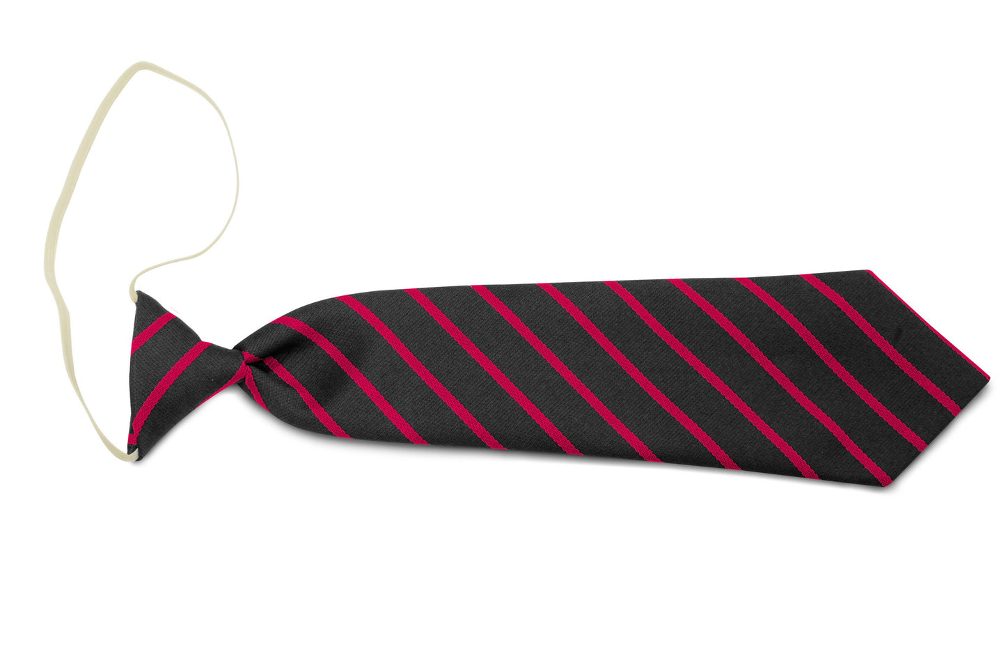 Stock Design Ties Black with Single Red Stripe (5402-9102) - Lynendo Trade Store