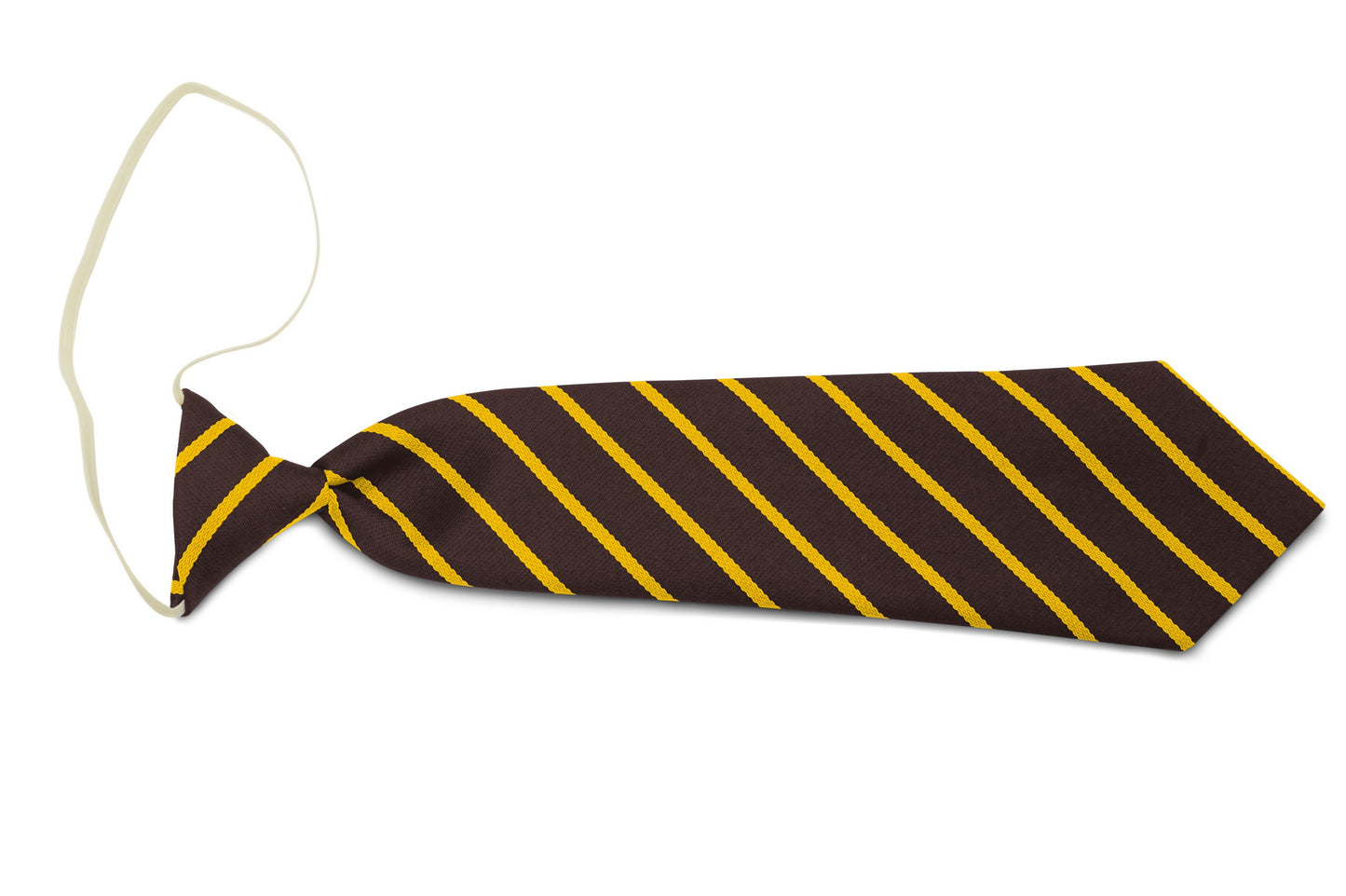 Stock Design Ties Brown with Single Gold Stripe (5402-9107) - Lynendo Trade Store