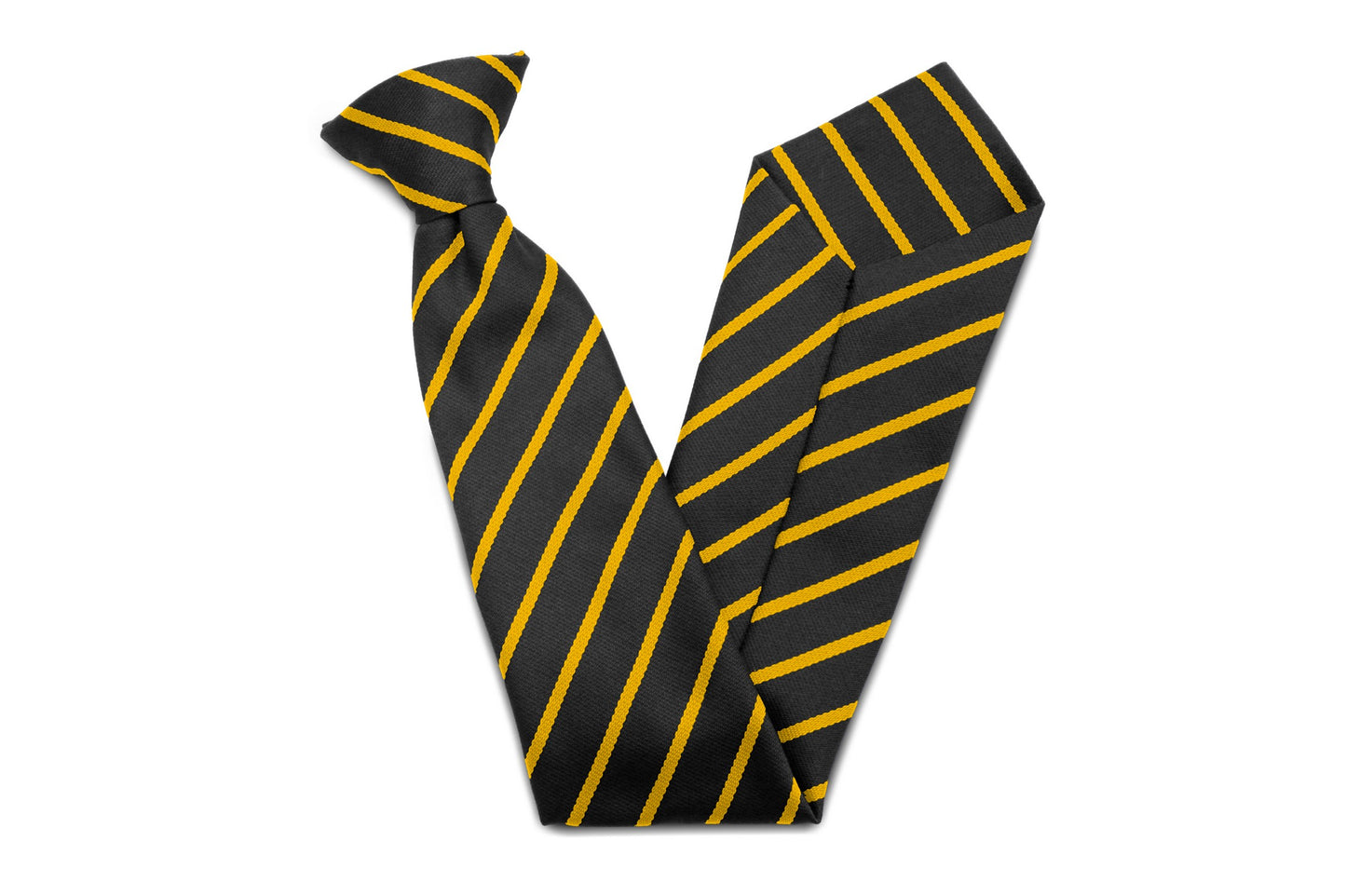 Stock Design Ties Black with Single Gold Stripe (5402-9111) - Lynendo Trade Store