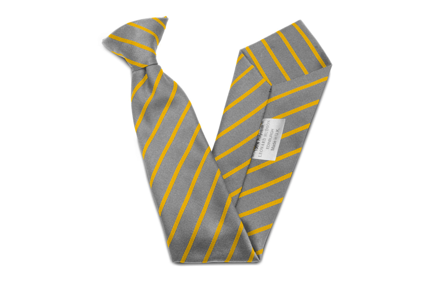 Stock Design Ties Grey with Single Gold Stripe (5402-9112) - Lynendo Trade Store