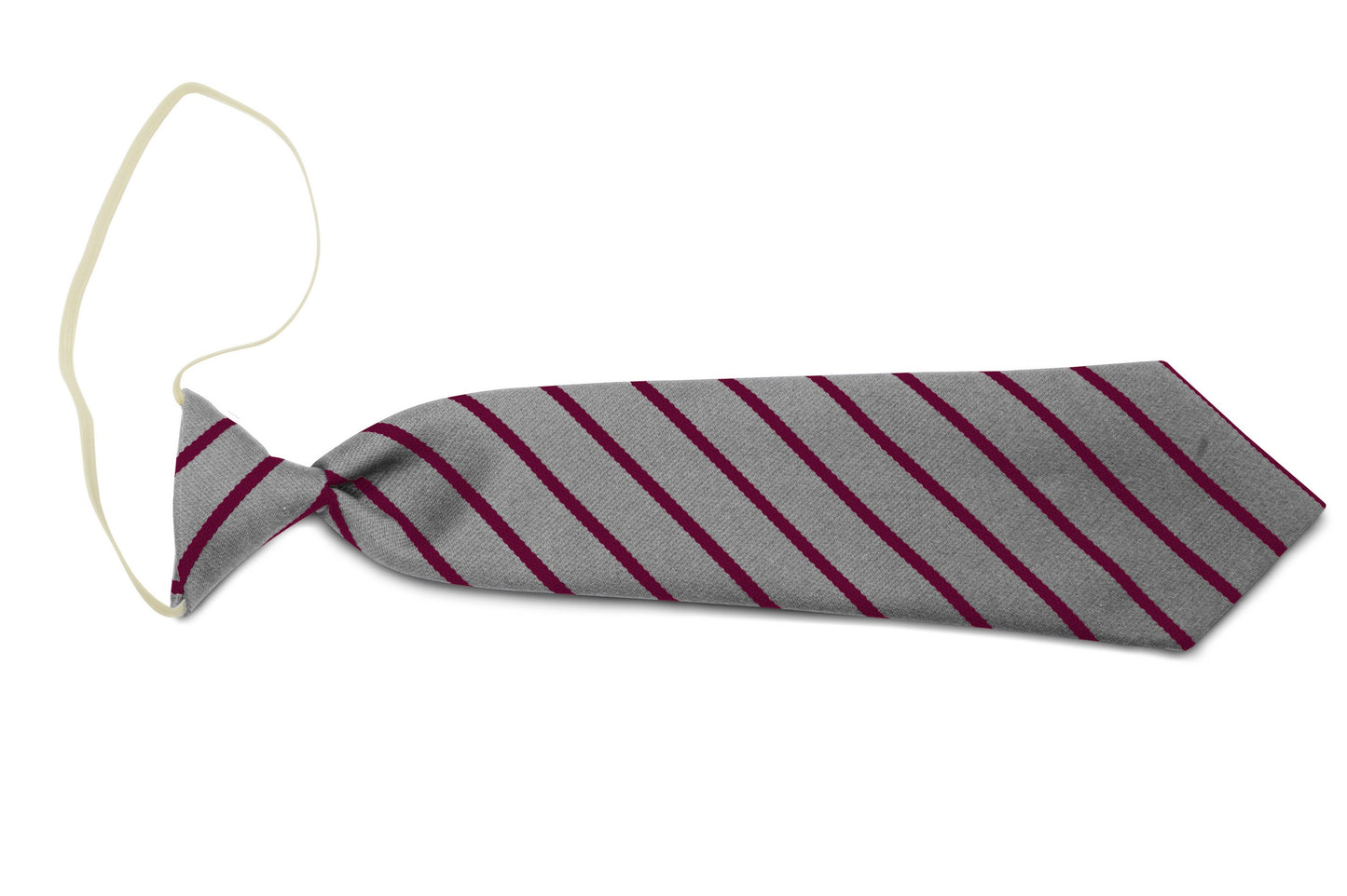 Stock Design Ties Grey with Single Maroon Stripe (5402-9117) - Lynendo Trade Store