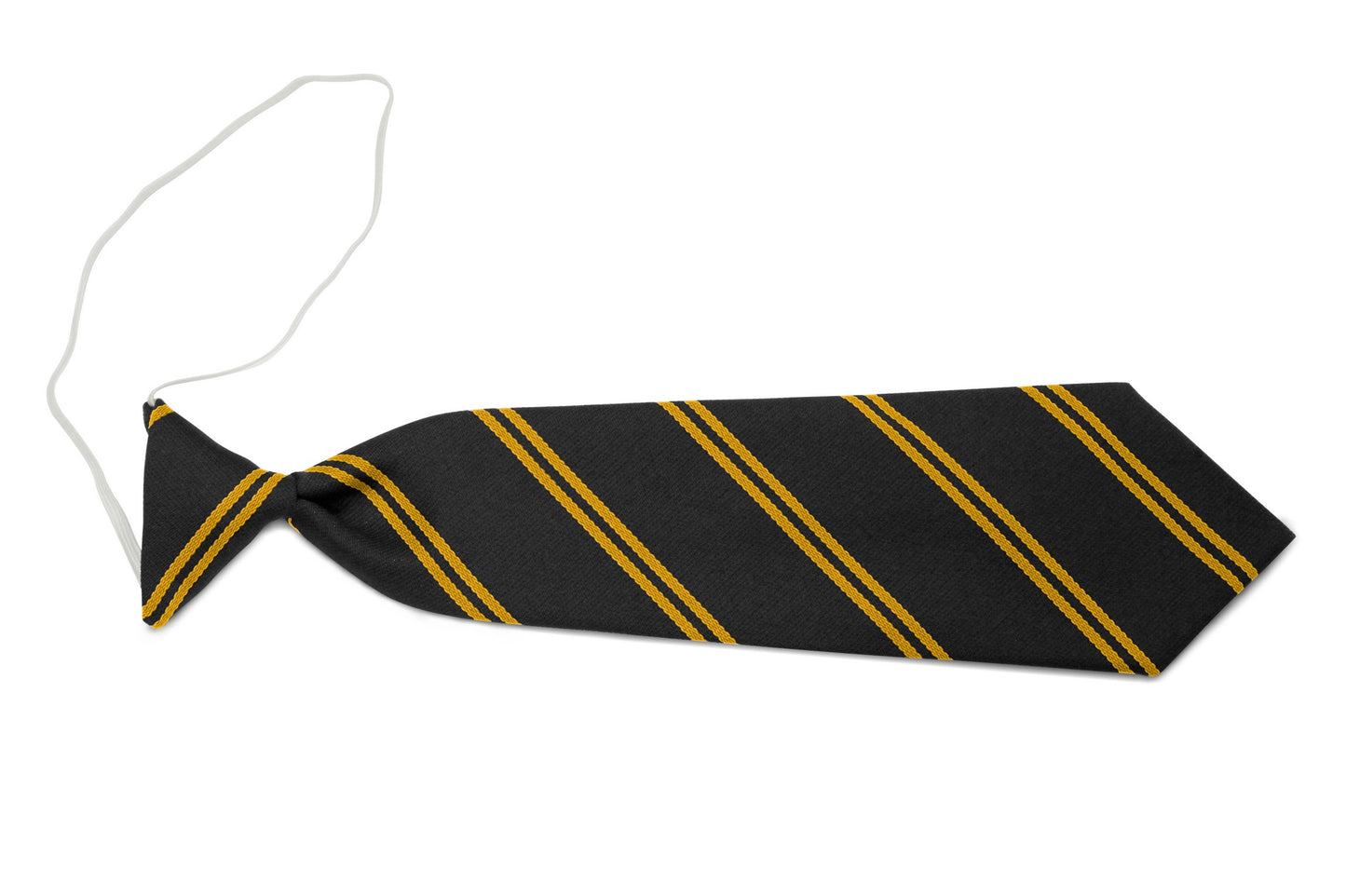 Stock Design Ties Black with Double gold Stripe (5403-9202) - Lynendo Trade Store