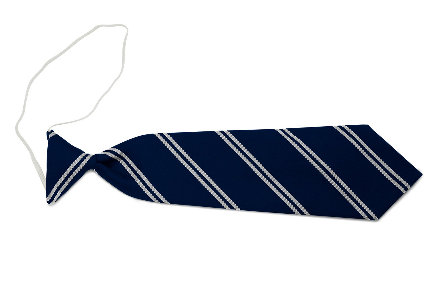 Stock Design Ties Navy with double White Stripe (5403-9203) - Lynendo Trade Store