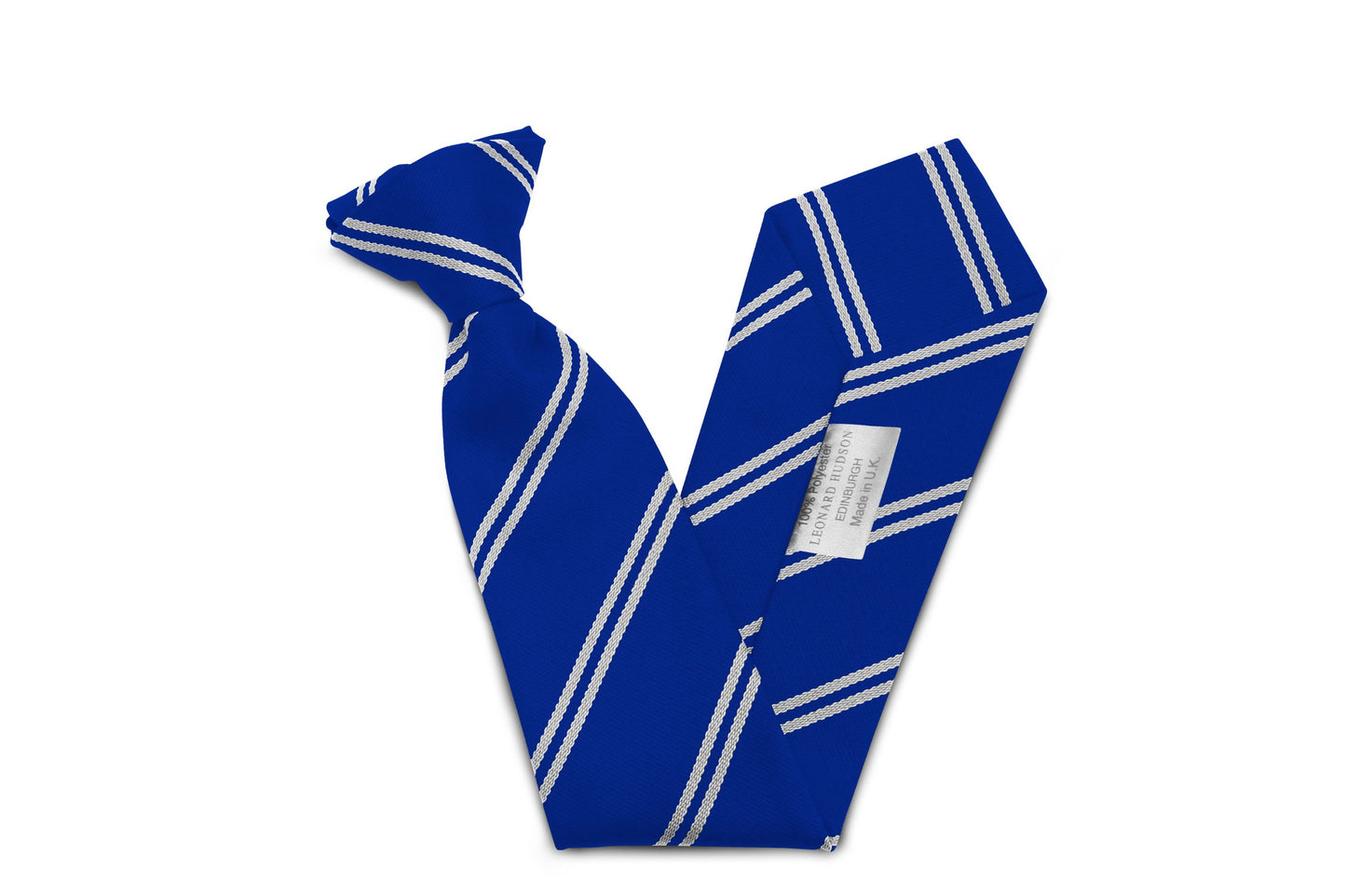 Stock Design Ties Royal with double White Stripe (5403-9209) - Lynendo Trade Store