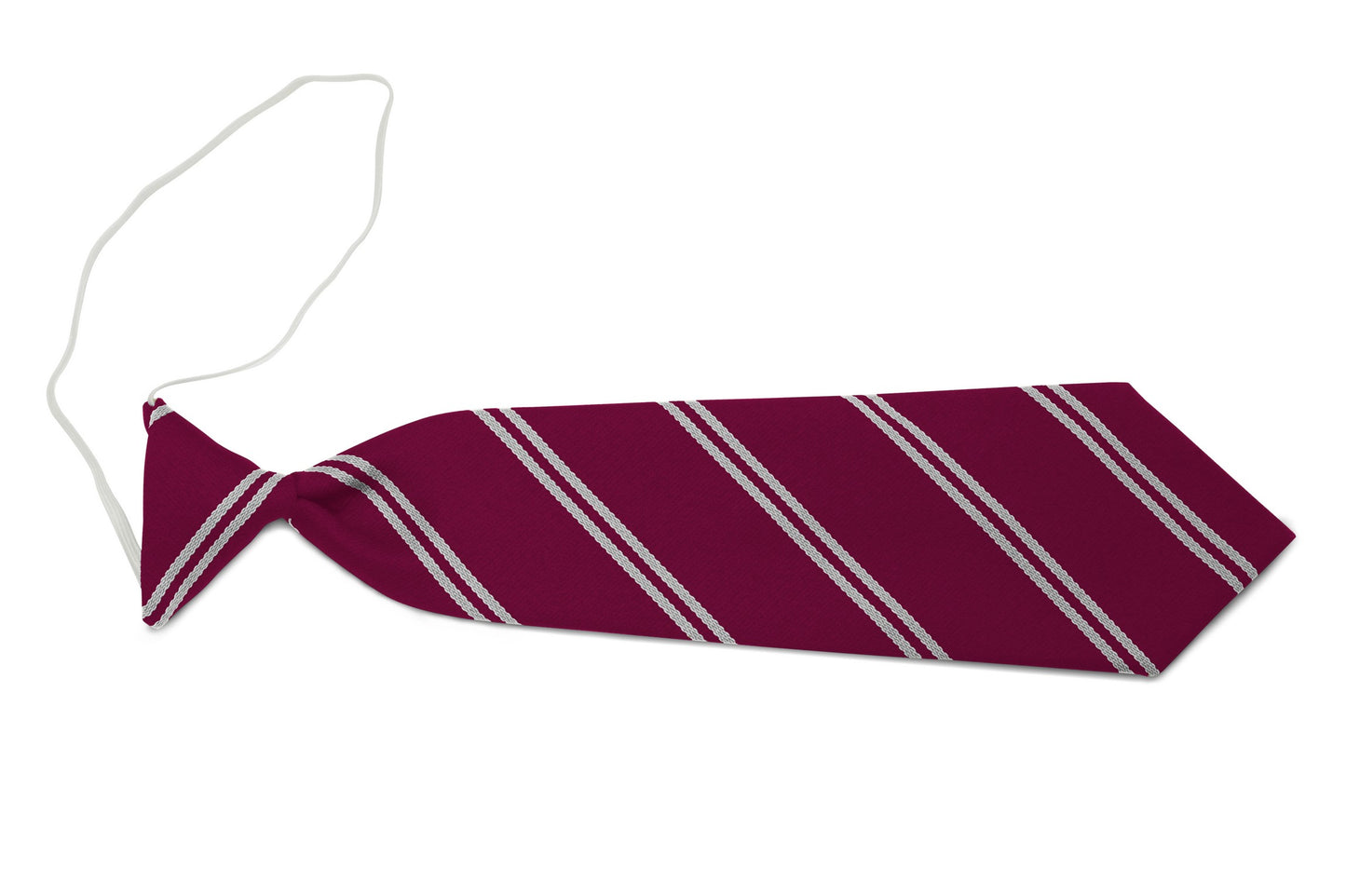 Stock Design Ties Maroon with double White Stripe (5403-9211) - Lynendo Trade Store