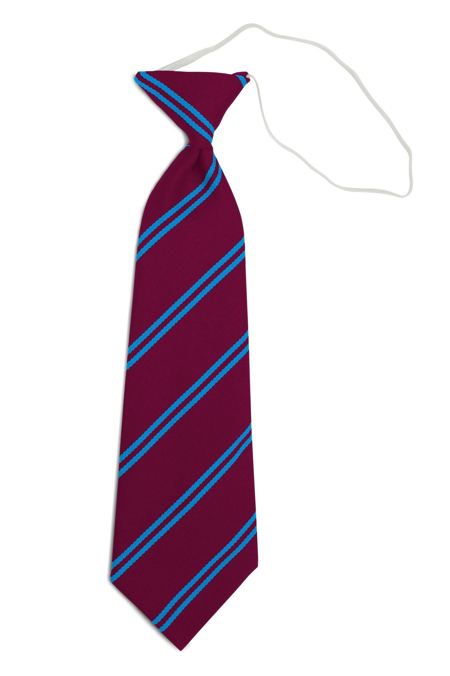 Stock Design Ties Maroon with double Sky Stripe (5403-9214) - Lynendo Trade Store