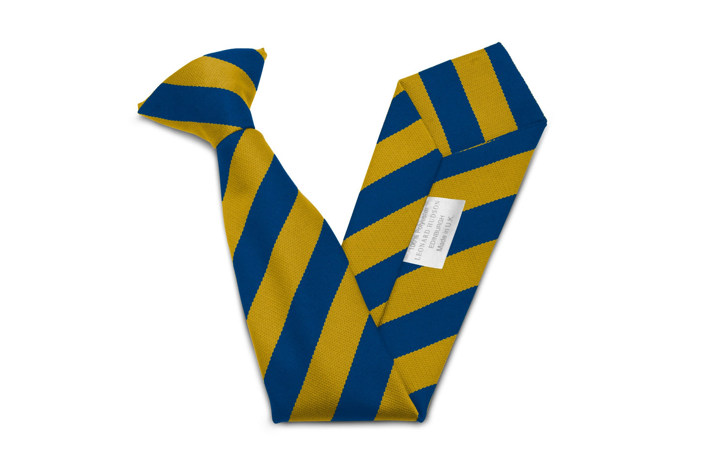 Stock Design Ties in Royal and Gold Equal Stripe (5404-9503) - Lynendo Trade Store