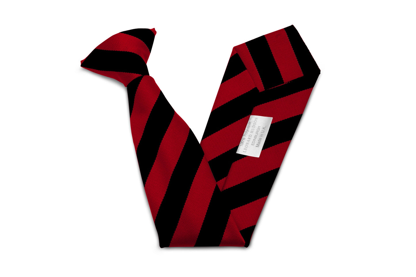 Stock Design Ties in Black and Red Equal Stripe (5404-9506) - Lynendo Trade Store