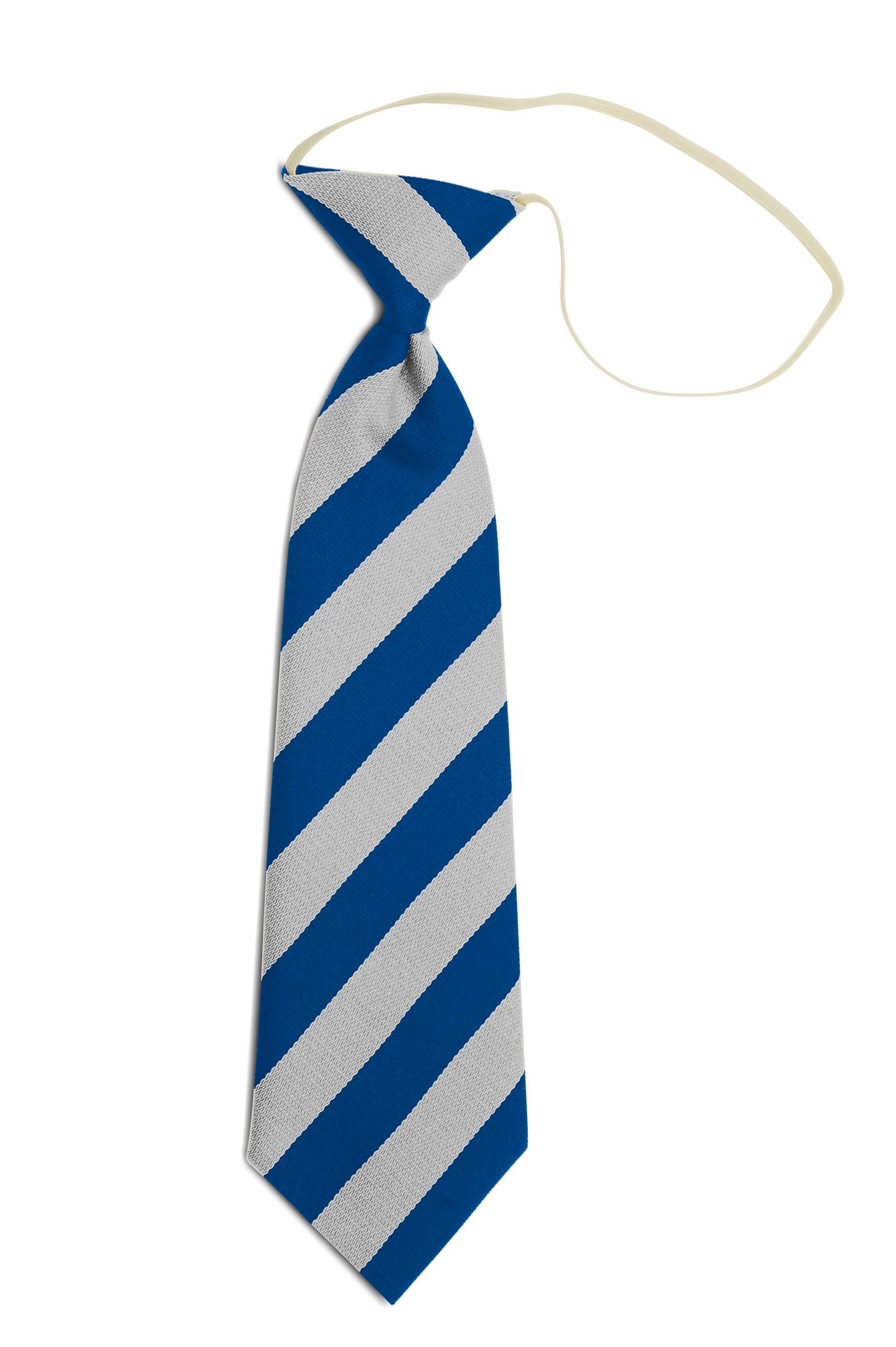 Stock Design Ties in Royal and White Equal Stripe (5404-9508) - Lynendo Trade Store