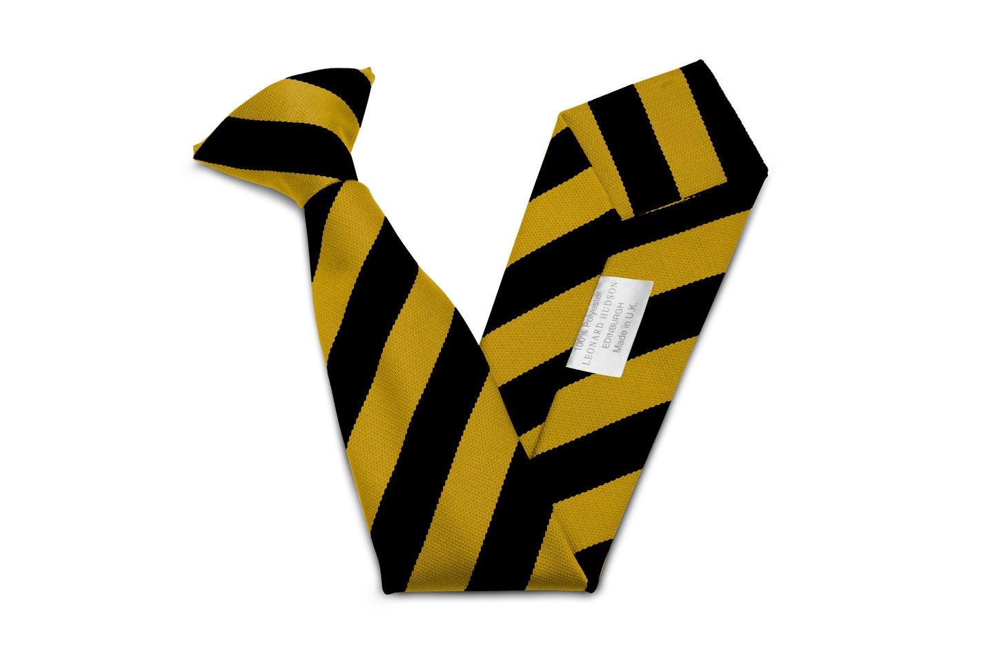 Stock Design Ties in Black and Gold Equal Stripe (5404-9510) - Lynendo Trade Store