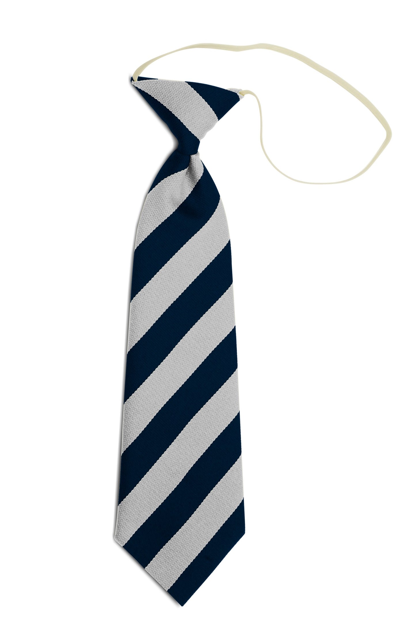 Stock Design Ties in Navy and White Equal Stripe (5404-9515) - Lynendo Trade Store