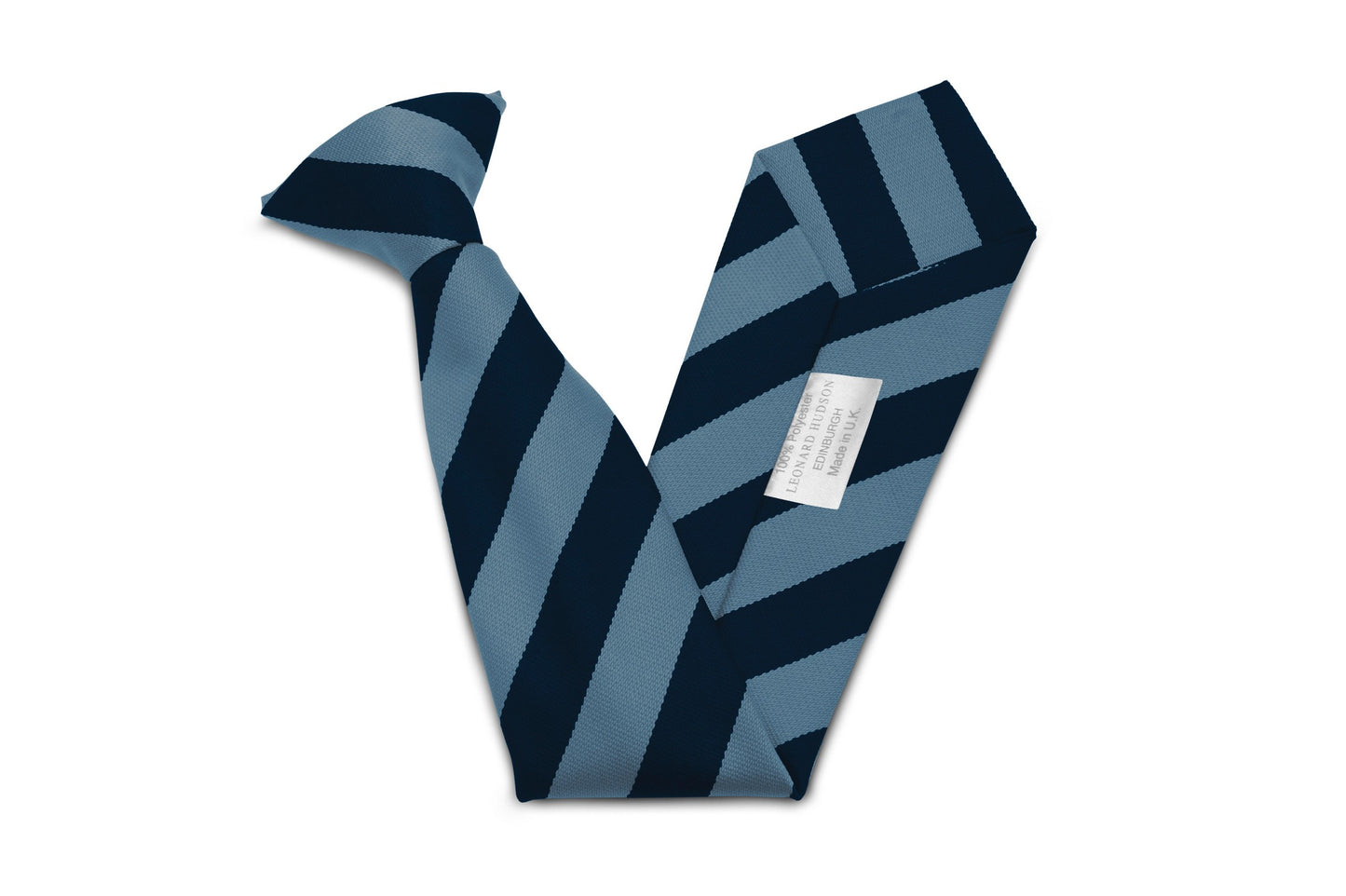 Stock Design Ties in Navy and Sky Equal Stripe (5404-9518) - Lynendo Trade Store