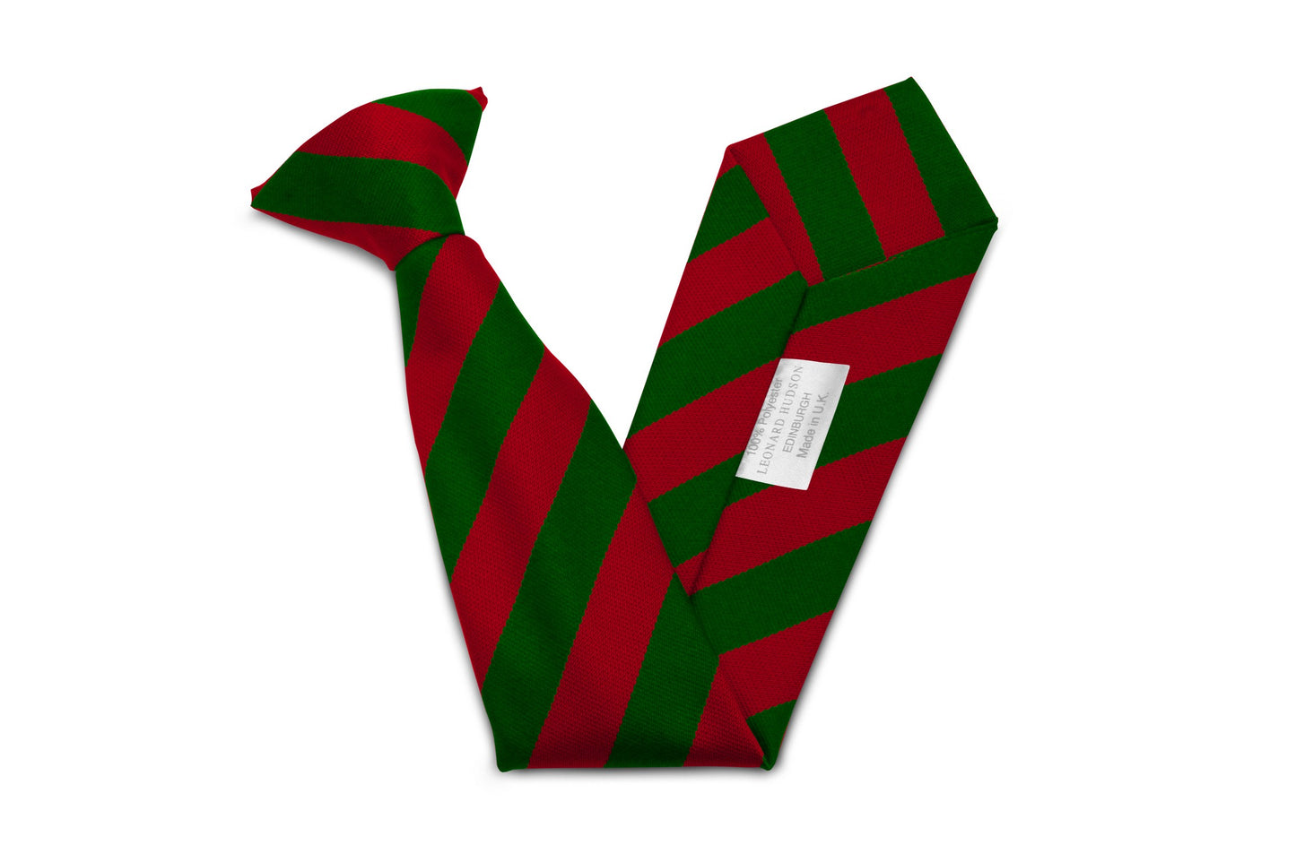 Stock Design Ties in Bottle and Red Equal Stripe (5404-9521) - Lynendo Trade Store