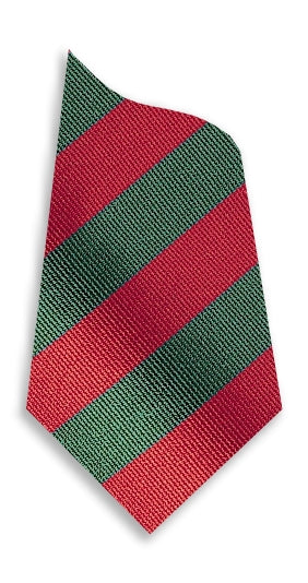 Stock Design Ties in Bottle and Red Equal Stripe (5404-9521) - Lynendo Trade Store
