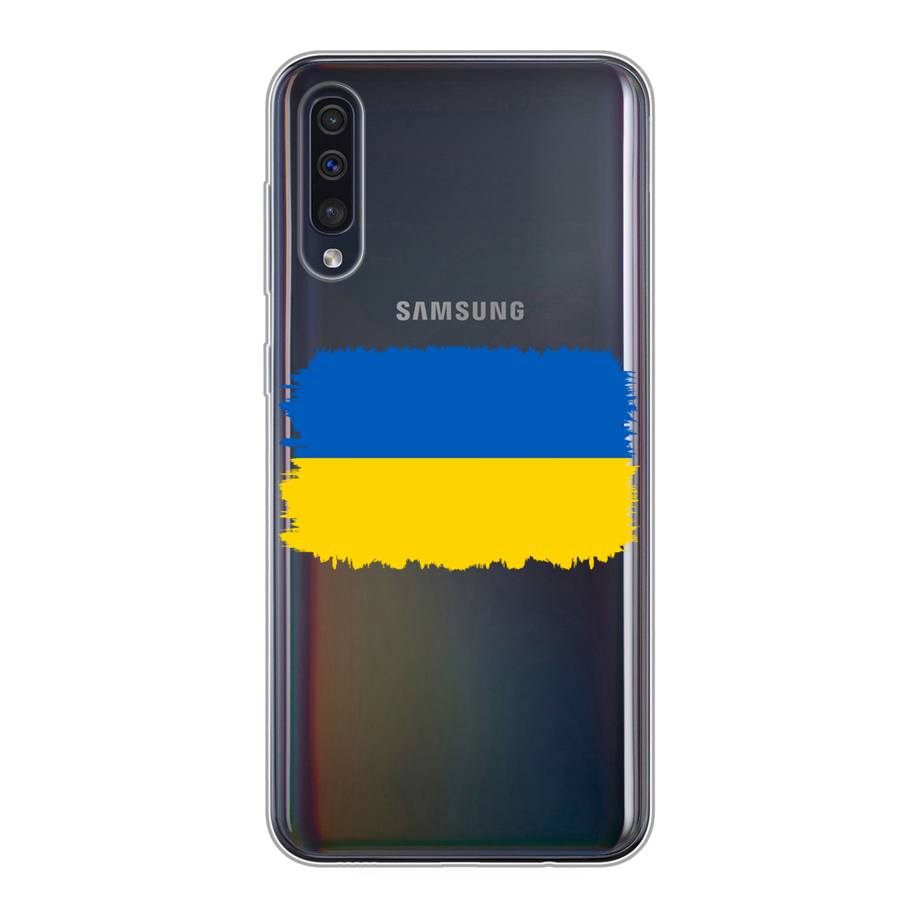 UKRAINE FLAG Back Printed Transparent Soft Phone Case - Lynendo Trade Store
