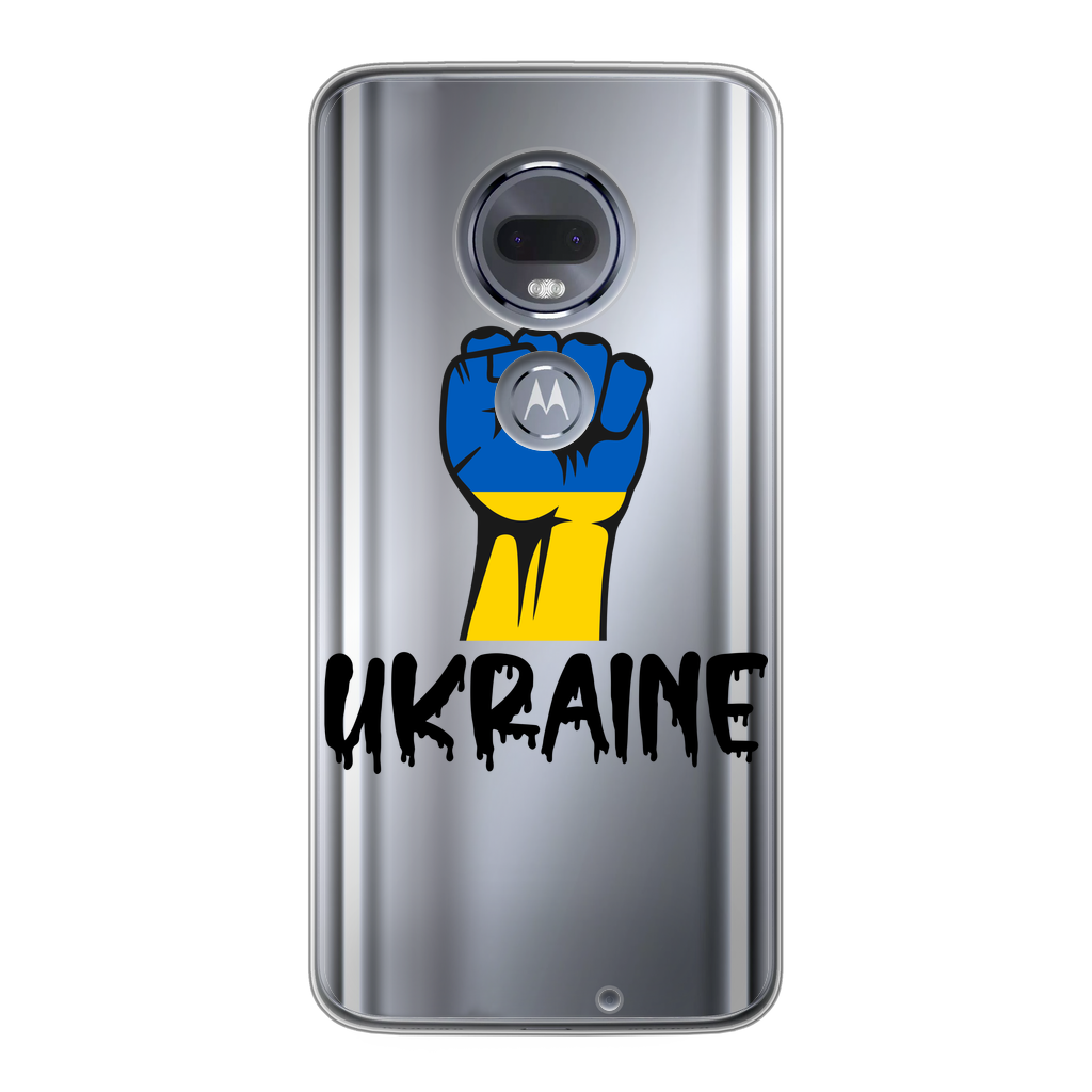 Ukraine Fist Back Printed Transparent Soft Phone Case - Lynendo Trade Store