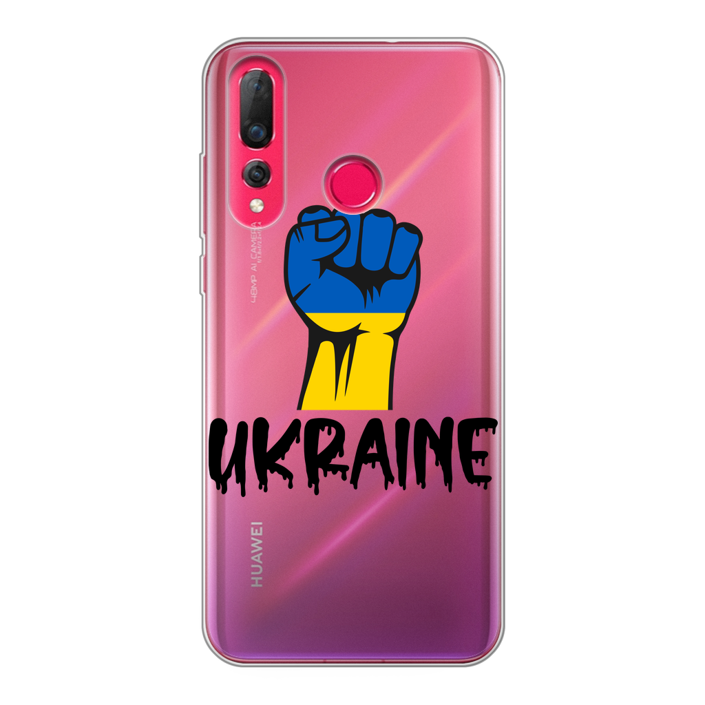 Ukraine Fist Back Printed Transparent Soft Phone Case - Lynendo Trade Store